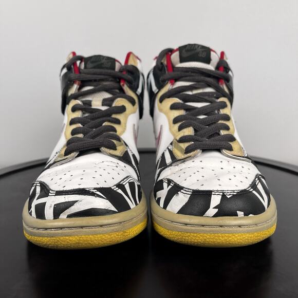 Size 8.5 Nike SB Dunk High 2008 Thrashin Mens Y2K Vintage Dunks SBs Skate Shoes - Picture 4 of 16